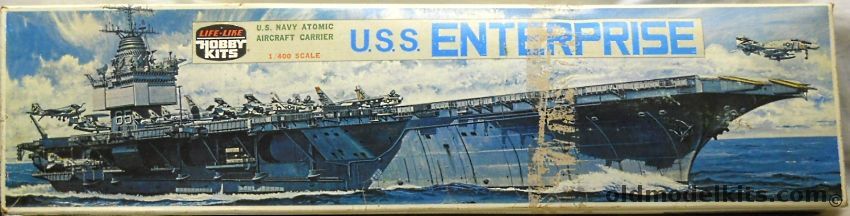 Life-Like 1/400 USS Enterprise CVN-65 Aircraft Carrier - (ex Otaki), B243 plastic model kit